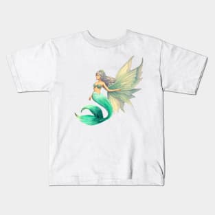 Sirena Verde Fairy Kids T-Shirt